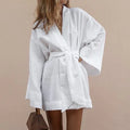 Theodosia - Women's Satin Robe