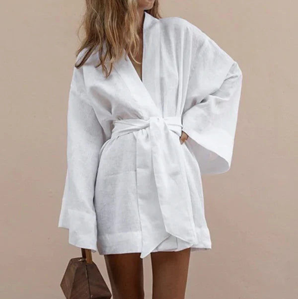 Theodosia - Women's Satin Robe