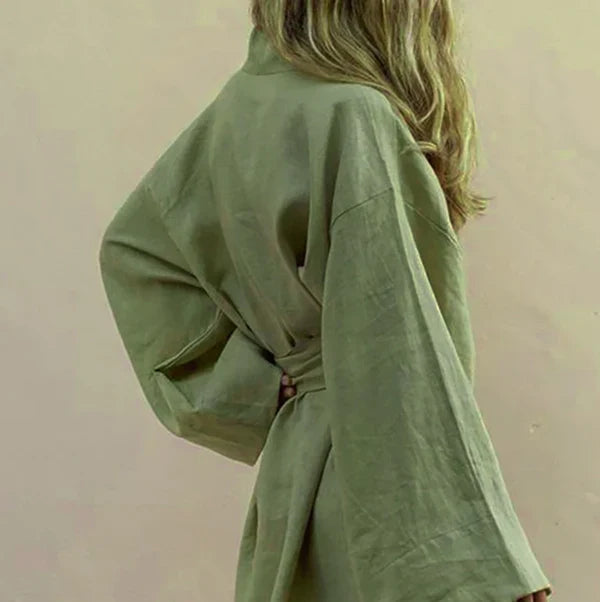 Theodosia - Women's Satin Robe
