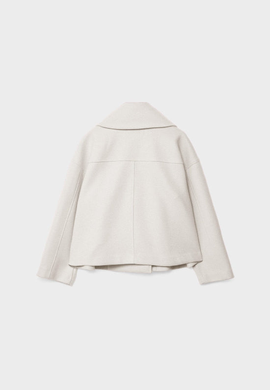 Vivien - Women's Double Breasted Cropped Jacket