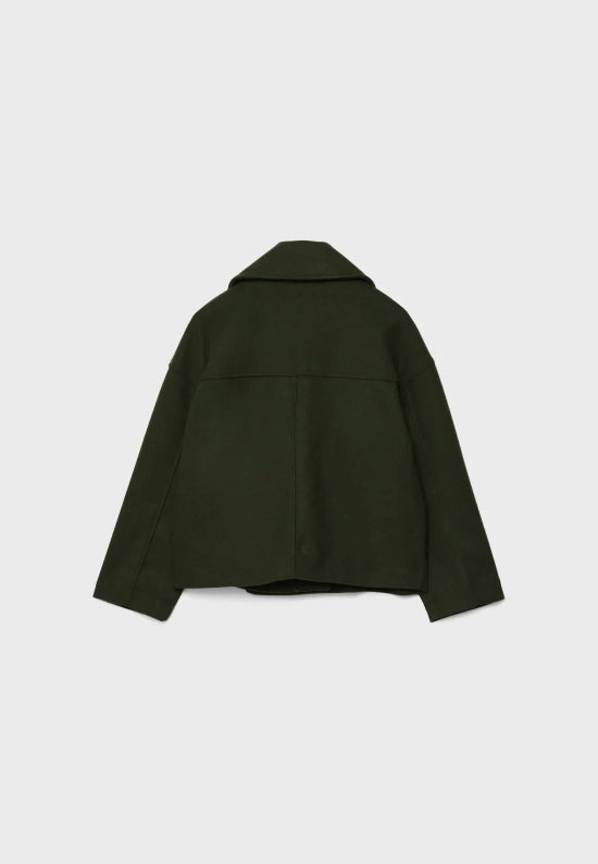 Vivien - Women's Double Breasted Cropped Jacket