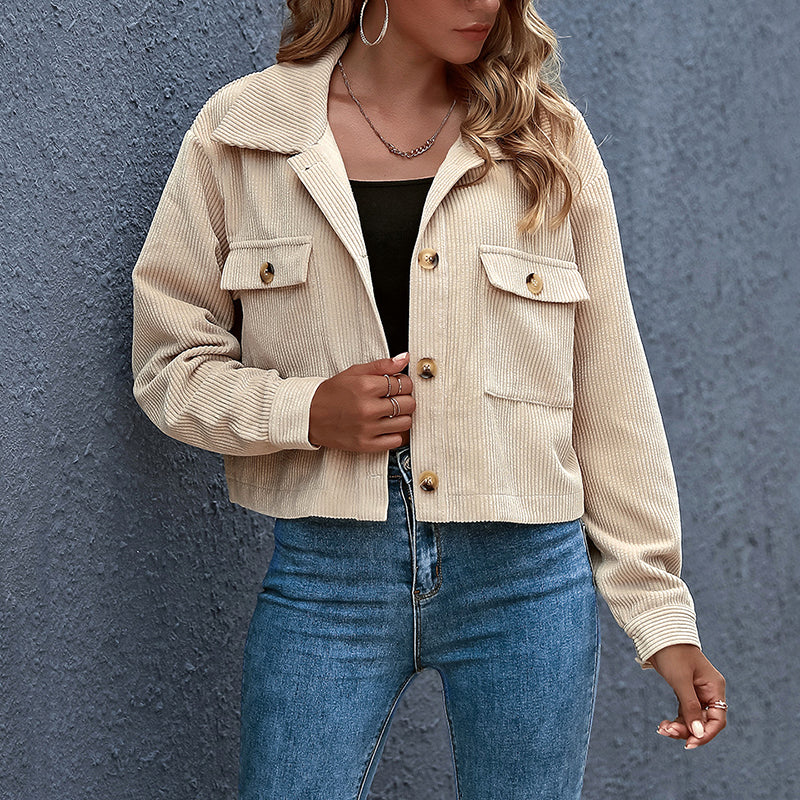 Wanda - Women's Cropped Utility Jacket
