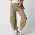 Wilhelmina - Women's High Waisted Wide Leg Jeans
